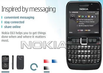  Nokia E63:   