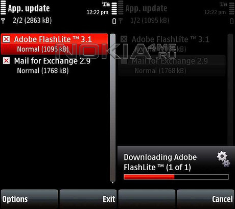 Flash Lite 3.1 -    Symbian 9.4 ( 5800 XM, N97 )