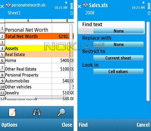   Quickoffice   Symbian Nokia