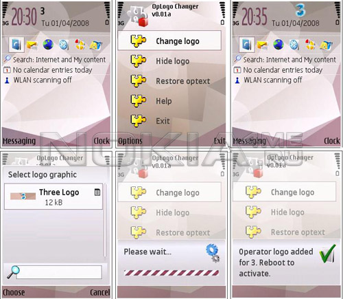Oplogo Changer -       Symbian OS 9.x