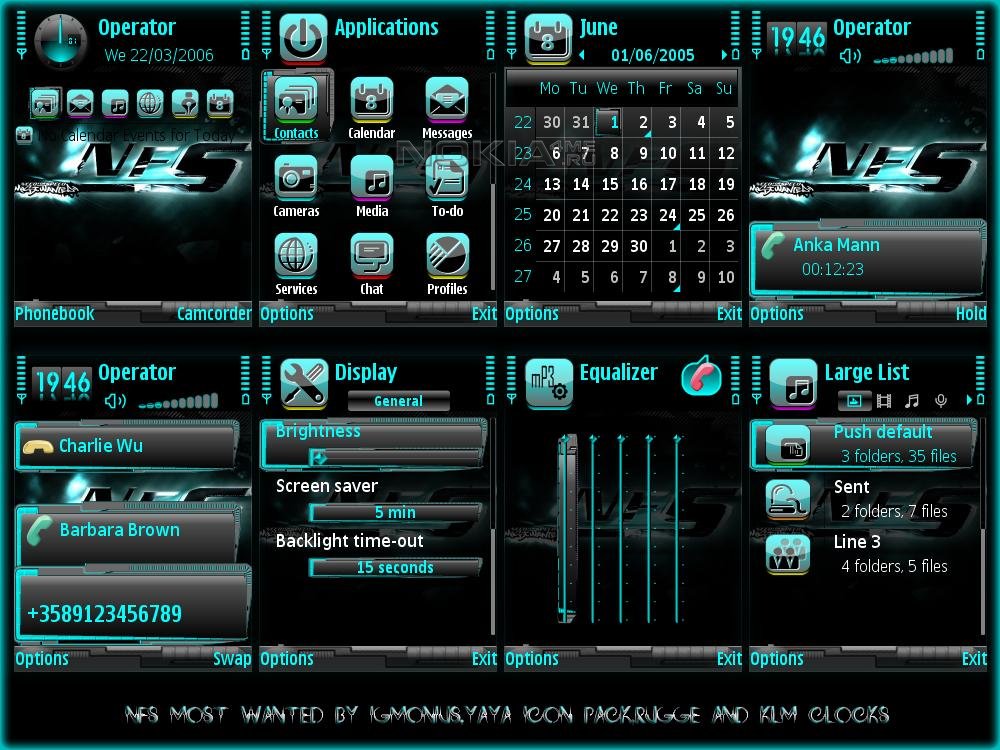 Скачать темы для Nokia N70: Бесплатные темы для Нокиа.