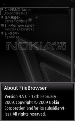 Nokia FileBrowser -     Nokia