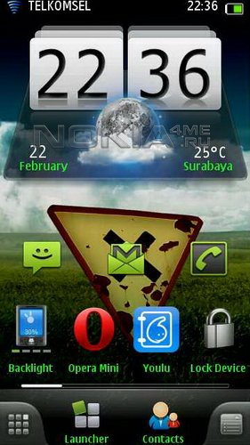 Clock nd Weather Mod -     SPB MobileShell