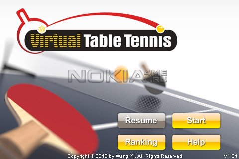 Virtual Table Tennis 3D -   Symbian^3