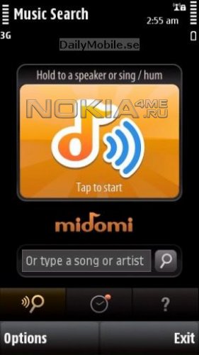 Midomi Music Search -    