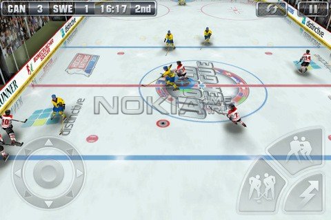 Hockey Nations 2011 - Игра для Symbian^3