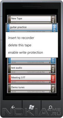 Tape Recorder - Диктофон для Windows Phone Tape Recorder - Диктофон для Windows Phone