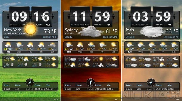 Weather+ -     Windows Phone 7