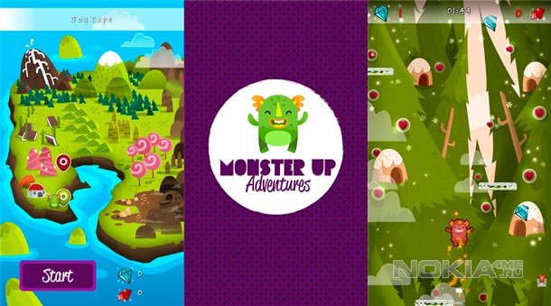 MonsterUp Adventures -   Windows Phone 7.5-8